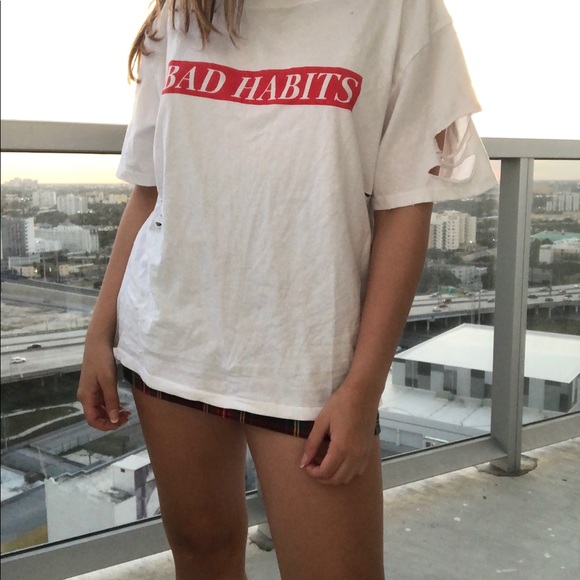 Princess Polly Tops - Bad habits tee NWT